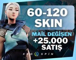 60-120 SKİN | MAİL DEĞİŞEN | UVİP+ | 25,000 SATIŞ